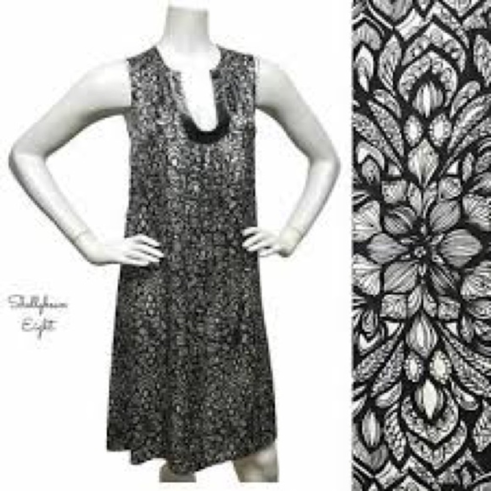 Beth Browley Silk and Velvet Dress- Size 8